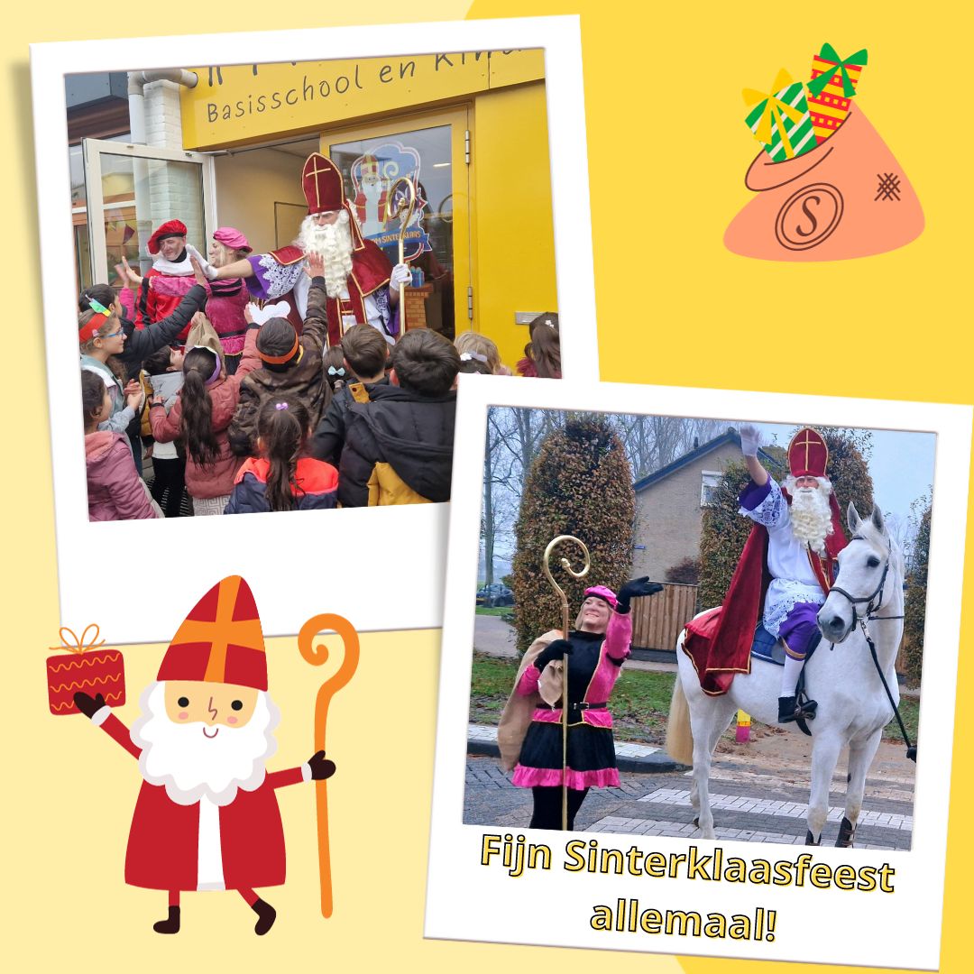 Wat een feest, Sinterklaas is bij ons op school geweest! 😍