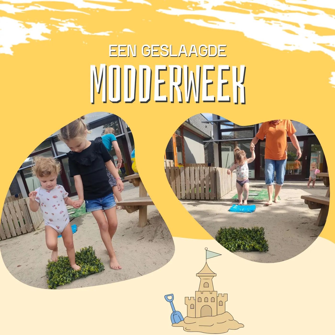 Terugblik modderweek🥾
Vorige week hadden we op KC Jij modderweek! Wat een prachtig weer hadden we!😍 Een volle week aan modder activiteiten, denk hierbij aan een modder glijbaan, modderbadjes, knutselen met zand enz. ☀️ Niet alleen de kinderen genoten, maar ook de pedagogisch medewerkers hadden dolle pret! 🔫

#modderweek #buitenspelen #zandenwater