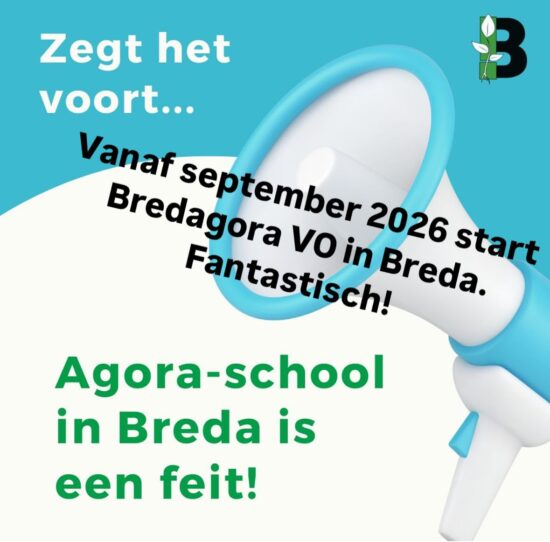 Vanaf september 2026 start Bredagora VO in Breda. 
Fantastisch!
